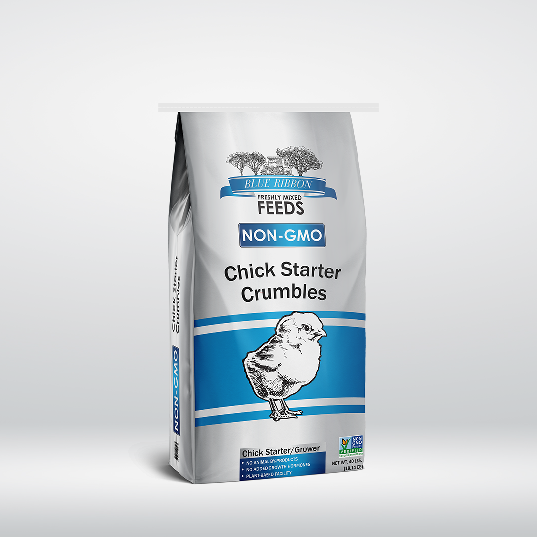 Blue Ribbon Non-GMO Chick Starter Crumbles